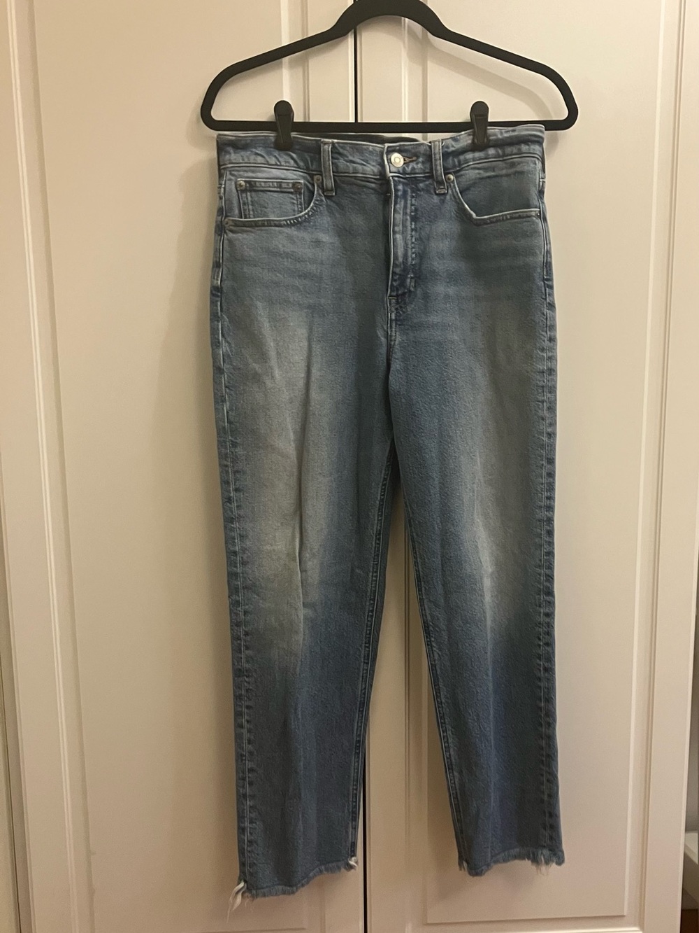 J. Crew Light Blue Straight-Leg Women's Jeans